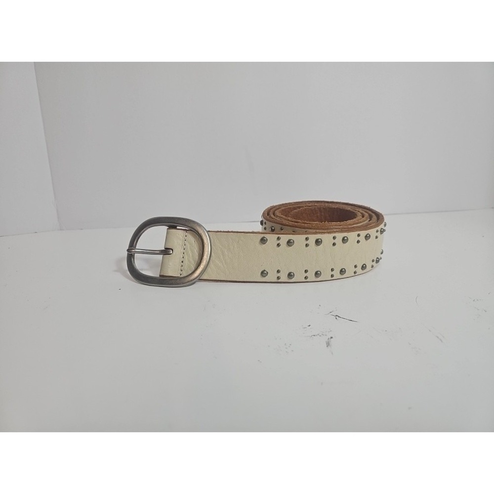 Fossil Genuine Leather Womens Belt 43" Long Studded